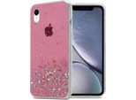 Cadorabo Custodia Per Apple Iphone Xr Custodia Protettiva In Rosa Custodia Del Telefono Cellulare Custodia Tpu Custodia Glitter Cover Glitter