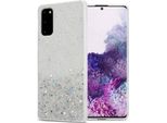 Cadorabo Custodia Per Samsung Galaxy S20 Custodia Protettiva In Tpu Trasparente Custodia Per Telefono Cellulare Custodia Cover Glitter Glitter