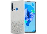 Cadorabo Cover Per Huawei Nova 5I / P20 Lite 2019 Cover Protettiva In Custodia Trasparente Per Telefono Cellulare Tpu Case Glitter Cover Case