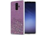 Cadorabo Custodia Per Samsung Galaxy S9 Plus Custodia Protettiva In Viola Custodia Del Telefono Cellulare Tpu Custodia Glitter Cover Custodia Glitter