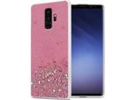 Cadorabo Custodia Per Samsung Galaxy S9 Plus Custodia Protettiva In Rosa Custodia Del Telefono Cellulare Custodia Tpu Custodia Glitter Cover Custodia Glitter
