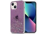 Cadorabo Custodia Per Apple Iphone 13 Custodia Protettiva In Viola Custodia Del Telefono Cellulare Custodia Tpu Custodia Glitter Cover Custodia Glitter