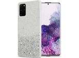 Custodia Cadorabo Per Samsung Galaxy S20 Plus Custodia Protettiva In Tpu Trasparente Custodia Per Cellulare Custodia Cover Glitter Glitter