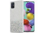 Cadorabo Custodia Per Samsung Galaxy A51 5G Custodia Protettiva In Custodia Trasparente Per Telefono Cellulare Custodia Tpu Custodia Cover Glitter Glitter