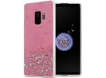 Cadorabo Custodia Per Samsung Galaxy S9 Custodia Protettiva In Rosa Custodia Del Telefono Cellulare Custodia Tpu Custodia Glitter Cover Custodia Glitter