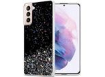 Cadorabo Cover Per Samsung Galaxy S21 Plus Cover Protettiva In Nero Custodia Per Telefono Cellulare Tpu Custodia Glitter Cover Glitter