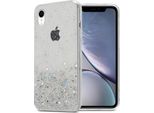 Cadorabo Custodia Per Apple Iphone Xr Custodia Protettiva In Custodia Trasparente Per Telefono Cellulare Tpu Custodia Cover Glitter Glitter