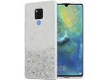 Custodia Cadorabo Per Huawei Mate 20 Custodia Protettiva In Tpu Trasparente Custodia Per Telefono Cellulare Custodia Glitter Cover Glitter