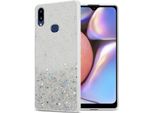 Cadorabo Custodia Per Samsung Galaxy A10S / M01S Custodia Protettiva In Custodia Trasparente Per Telefono Cellulare Tpu Custodia Glitter Cover Custodia Glitter