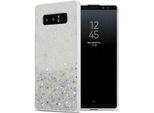 Cadorabo Cover Per Samsung Galaxy Note 8 Cover Protettiva In Tpu Trasparente Custodia Per Telefono Cellulare Cover Glitter Cover Glitter