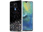 Cadorabo Cover Per Huawei Mate 20 Cover Protettiva In Nero Custodia Per Telefono Cellulare Tpu Custodia Glitter Cover Glitter
