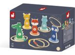 Janod Gioco Di Compleanno In Legno Lancio Di Anelli Animali Bambini