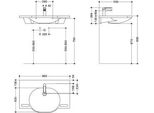 HEWI 950.19.016 Produktset WT u. Armatur,