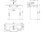 HEWI 950.19.009 Produktset WT u. Armatur,