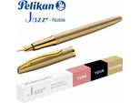 Pelikan 300009769 Stilografica Pelikan Jazz Noble Elegance, Oro
