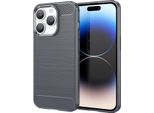 Custodia Cadorabo Per Apple Iphone 14 Pro In Grigio Custodia Protettiva In Tpu Custodia Cover Per Telefono Cellulare
