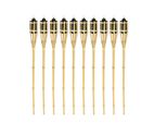 Jopassy Torce Da Giardino Set 30X Lampade Torcia Olio Stoppino 90Cm Torce Olio Di Bambù Per Lampada All'aperto Olio Per Torcia Fiamme Fuoco Festa Decorazione