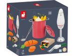 Janod Set Da Gioco In Legno Per Zuppa - Cucina Giocattolo Con 43 Accessori