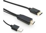 Microconnect HDMI-DP-CON1 Cavo Video Adattatore 1 M Hdmi Tipo A (Standard) Displayport Nero (HDMI-DP-CON1)