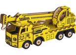 Woodcraft Puzzle 3D In Legno Carro Gru