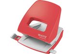 Leitz 5003-00-25 5003 Punch Nexxt Recycle - 30 Fogli, Neutro Dal Punto Di Vista Climatico, Rosso
