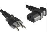 Microconnect PE160418A Cavo Di Trasmissione Nero 1,8 M Accoppiatore C13