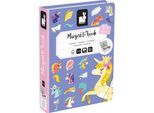 Janod Magnetibook - Libro Magnetico Unicorno Giocattolo Educativo Per Bambini