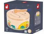 Janod Tamburo Di Legno Gioia - Strumento Musicale Per Bambini - Legno