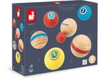 Janod Gioco Di Bocce In Legno Applepop - Gioco Colorato All'aperto Per Bambini