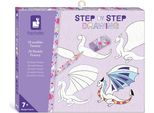 Set Da Disegno Janod - Fantasia Per Imparare A Disegnare Passo Dopo Passo - Giocattolo Creativo