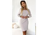 Numoco Mini Abito Donna Berenice Beige Xl