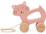 Trixie Gatto Giocattolo In Legno Da Tirare - Legno- Giocattolo Per Bambini - Rosa