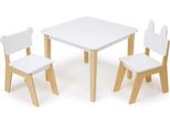 Set Di Tavolo E Sedie Per Bambini Mentari In Legno - Mobili Da Gioco