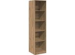 Vidaxl Armadio Rovere Artigianale 50X50X200 Cm Materiale A Base Di Legno