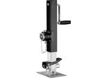 Gamba Di Sostegno Wiltec 900 Kg A Manovella Laterale Con Supporto Per Tubo, Supporto Per Rimorchio Regolabile In Altezza Con Pedale, Supporto Di Parcheggio Per Roulotte E Rimorchi, Supporto Per Roulotte Con Perno Di Bloccaggio