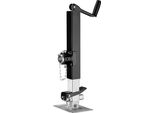 Gamba Di Sostegno Wiltec 900 Kg Con Supporto Per Tubo, Supporto Per Rimorchio Regolabile In Altezza Con Pedale, Supporto Di Parcheggio Per Roulotte E Rimorchi, Supporto Per Roulotte Con Perno Di Bloccaggio