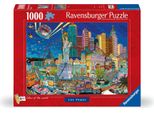 Puzzle Ravensburger Fleroux Las Vegas - Puzzle Della Città Da 1000 Pezzi