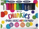 Chunkies Paint Sticks 24Pc Pastelli A Cera