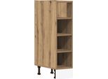 Vidaxl Armadio Base Riga Artisan Oak 20X44,5X81,5 Cm Materiale A Base Di Legno