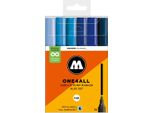 Pennarello Acrilico Molotow One4All 227HS Set Blu