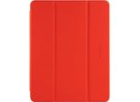 Padcover Fissa Per Apple Ipad 10.9"(2022)/Ipad 11""(2025) Con Supporto E Custodia Pencil Rosso"