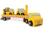Veicoli Da Costruzione Trasportatori In Legno Mentari - Giocattolo Educativo