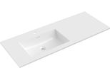Mexen Otis Lavabo Incassato A Sinistra 121 X 46,5 Cm, Bianco Lucido - 25181200L