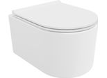 Mexen Sofia Wc Sospeso Rimless Con Tavoletta Slim A Chiusura Rallentata, Duroplast, Bianco Lucido - 30540500