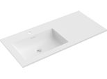 Mexen Otis Lavabo Da Incasso Sinistro 101 X 46,5 Cm, Bianco Opaco - 25181001L
