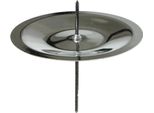 Portacandele In Metallo Argentato Con Punta Da 6 Cm, 36 Pezzi - Ideale Per Ghirlande, Decorazioni Dell'avvento, Composizioni Floreali