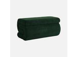 Panca Design Rivestimento Bouclé 1-2 Posti, Verde