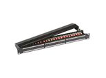 Efb 37656.1 Efb Patchpanel Stp 24Xrj45 Cat.6A/Class EA,19" 1He,Schwarz"