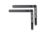 Supporto Per Soundbar | Compatibile Con: Universale | Collegato Al Tv | 10Kg | Ruotabile | Acciaio | Nero