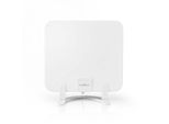 Antenna Hdtv Per Interni | Attivo | Fm/Uhf/Vhf | Portata Di Ricezione: 0-25 Km | LTE700 | Guadagno: 30 Db | Abs | Bianco